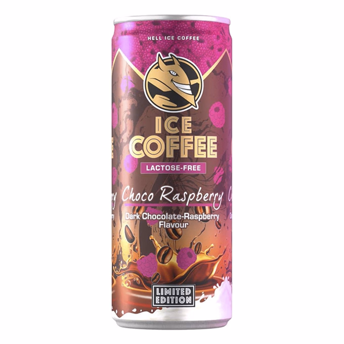 Kávés tej HELL Energy Coffee Choco Raspberry 250 ml
