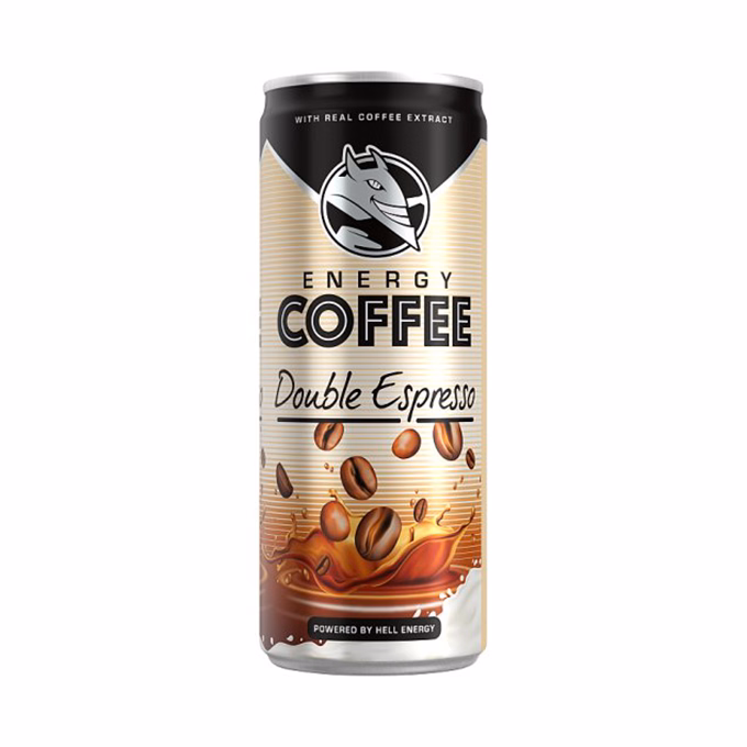 Kávés tej HELL Energy Coffee Double Espresso 250ml Kávés tej HELL Energy Coffee Double Espresso 250ml