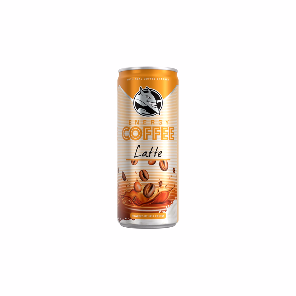 Kávés tej HELL Energy Coffee Latte 250ml