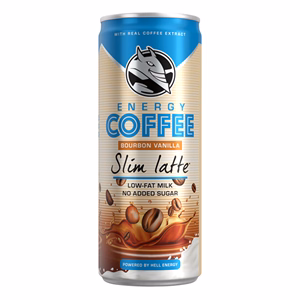 Kávés tej HELL Energy Coffee Slim Latte 250ml Kávés tej HELL Energy Coffee Slim Latte 250ml
