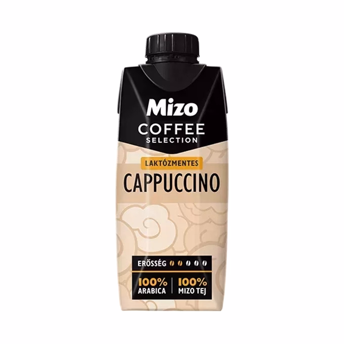 Kávés tej MIZO Coffe Selection Cappuccino UHT laktózmentes 0,25L