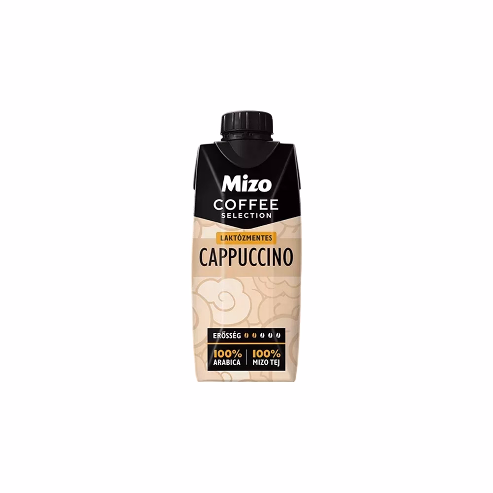 Kávés tej MIZO Coffe Selection Cappuccino UHT laktózmentes 0,25L