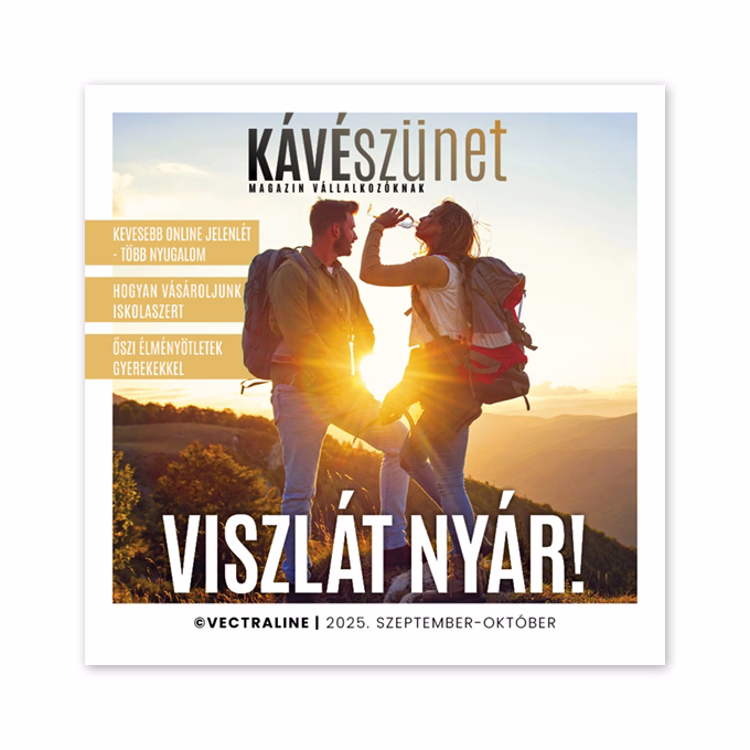 Kávészünet magazin 2025. szeptember-október 9-10 szám.