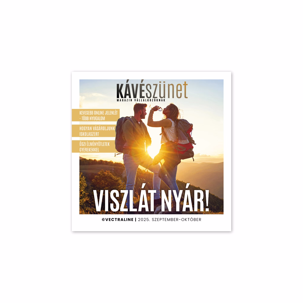 Kávészünet magazin 2025. szeptember-október 9-10 szám.
