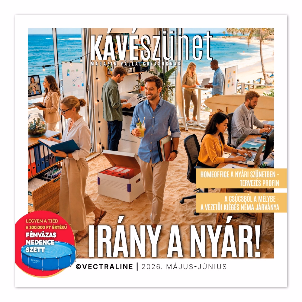 Kávészünet magazin 2026. május-június 5-6 szám.