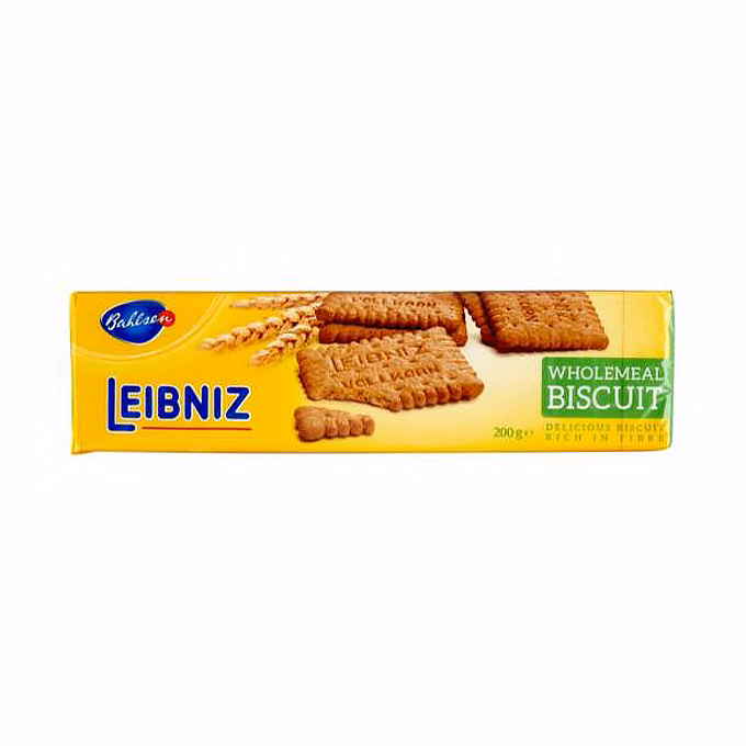 Keksz BAHLSEN Leibniz Vollkorn teljes kiörlésű 200 g