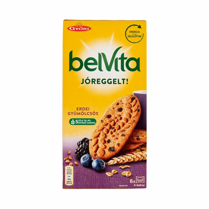 Keksz BELVITA Jó Reggelt! erdei gyümölcsös multipack 300 g
