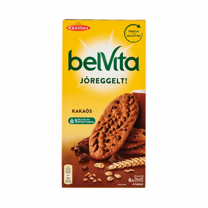Keksz BELVITA Jó Reggelt! kakaós multipack 300 g