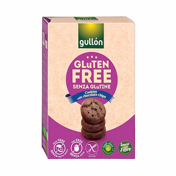 Keksz GULLON Choco Chips gluténmentes 200 g Keksz GULLON Choco Chips gluténmentes 200 g
