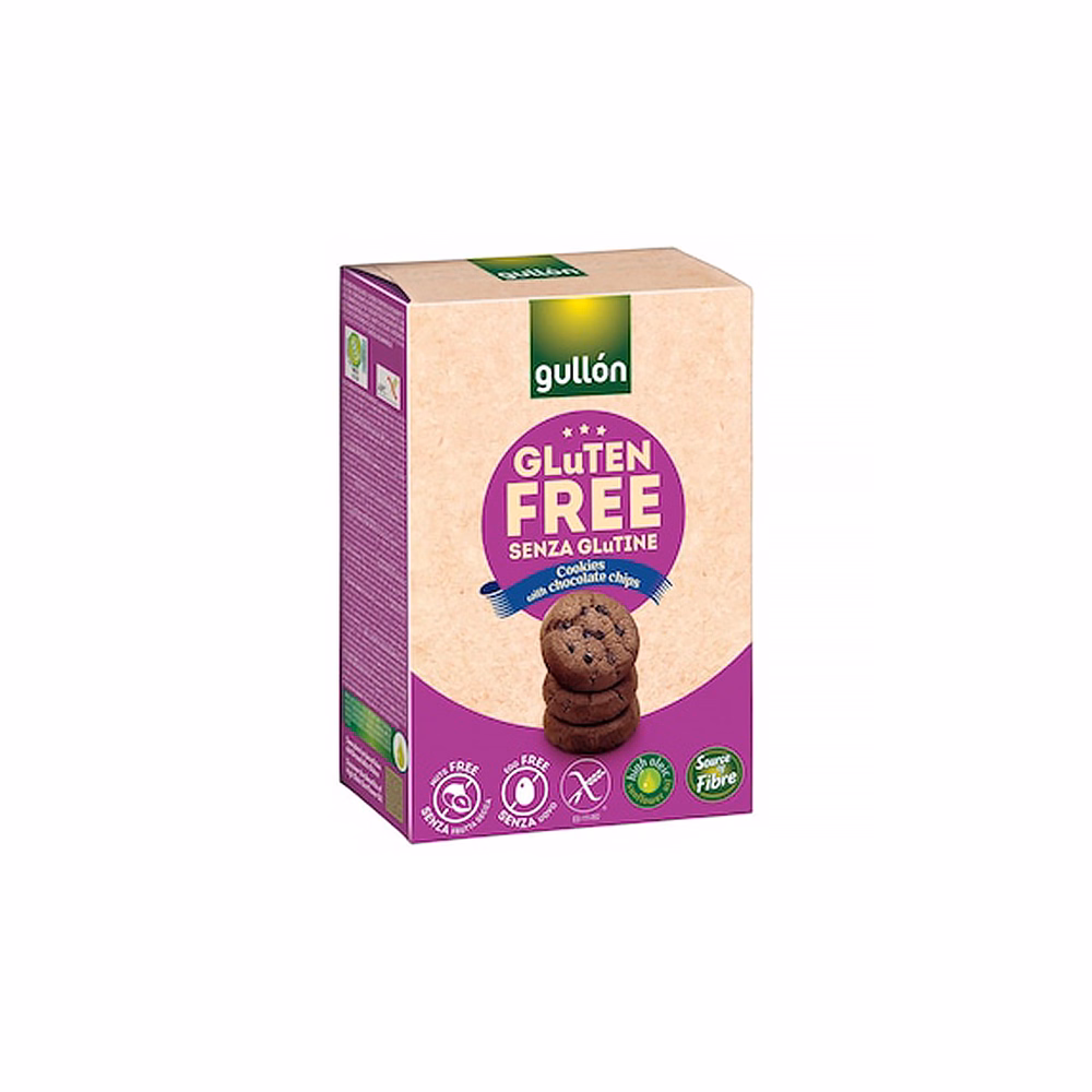 Keksz GULLON Choco Chips gluténmentes 200 g Keksz GULLON Choco Chips gluténmentes 200 g