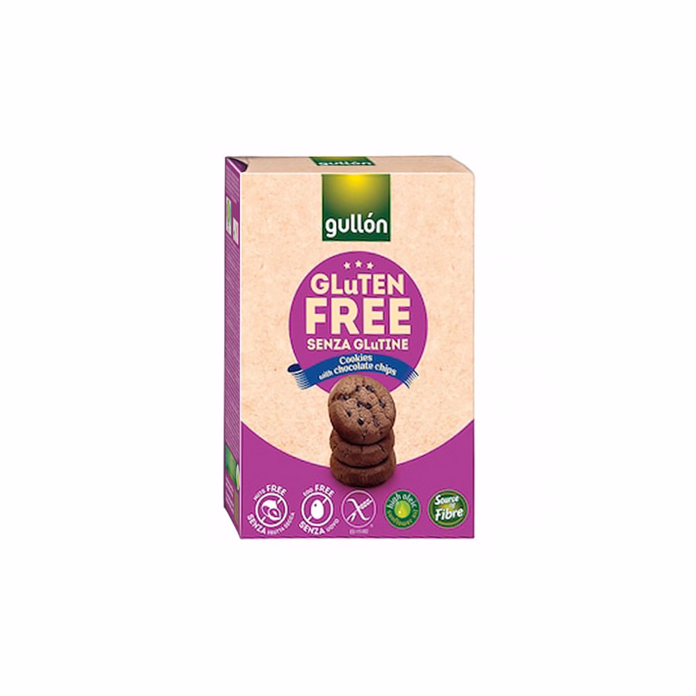 Keksz GULLON Choco Chips gluténmentes 200 g Keksz GULLON Choco Chips gluténmentes 200 g