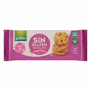Keksz GULLON Choco Chips gluténmentes és cukormentes 130 g