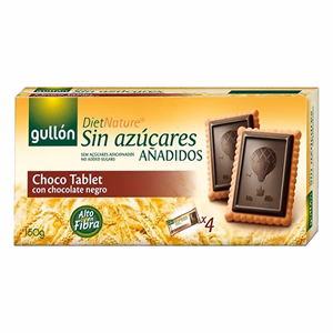 Keksz GULLON Choco Tablet cukormentes 150 g