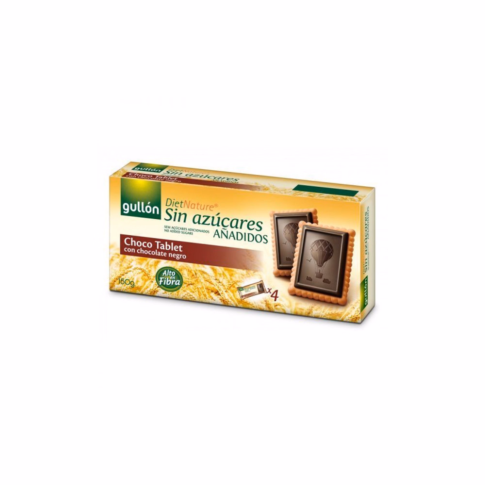 Keksz GULLON Choco Tablet cukormentes 150 g