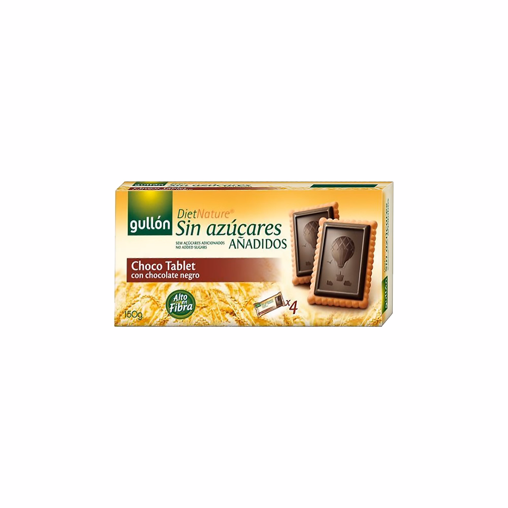 Keksz GULLON Choco Tablet cukormentes 150 g