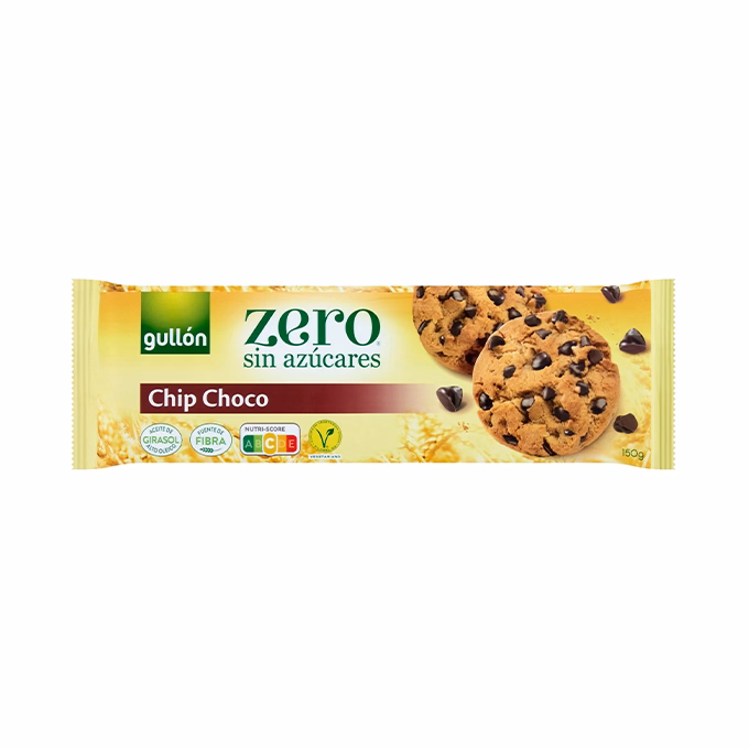 Keksz GULLON Choco chips cukormentes 150 g