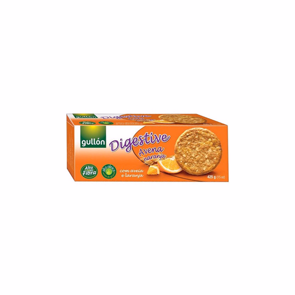 Keksz GULLON Digestive zabpelyhes narancsos 425 g