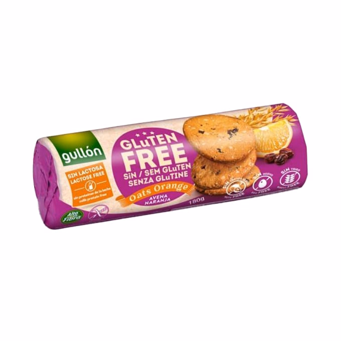 Keksz GULLON Gluténmentes zabbal és naranccsal 180 g