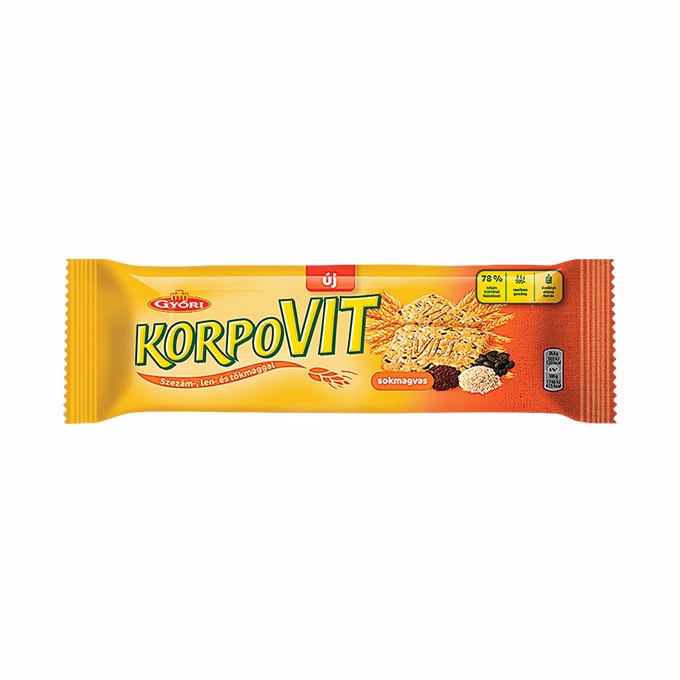 Keksz GYŐRI Korpovit sokmagvas 174 g