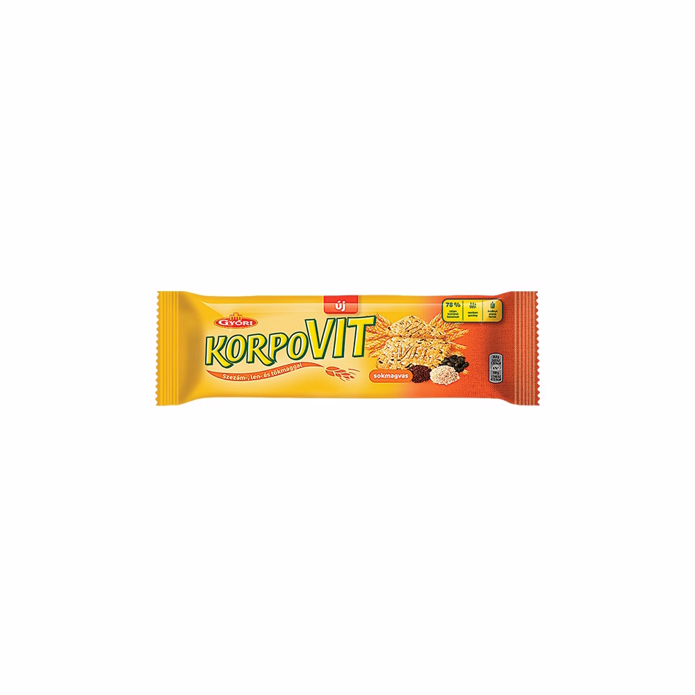 Keksz GYŐRI Korpovit sokmagvas 174 g