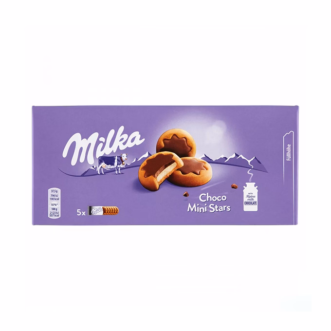 Keksz MILKA Choco Mini stars 185 g
