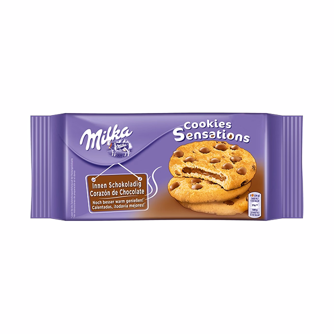 Keksz MILKA Cookie Sensation Choco inside 156 g