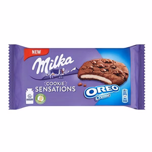 Keksz MILKA Cookie Sensation Oreo Creme 156 g Keksz MILKA Cookie Sensation Oreo Creme 156 g