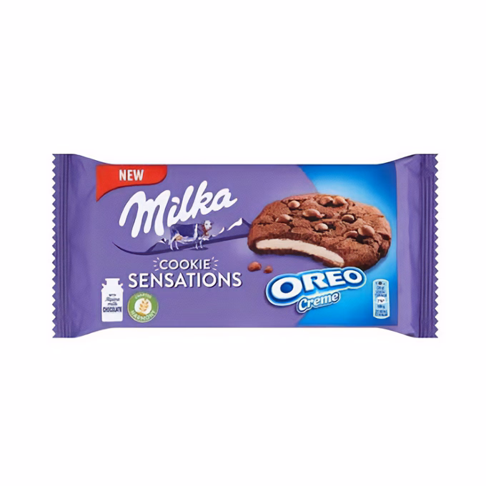 Keksz MILKA Cookie Sensation Oreo Creme 156 g Keksz MILKA Cookie Sensation Oreo Creme 156 g