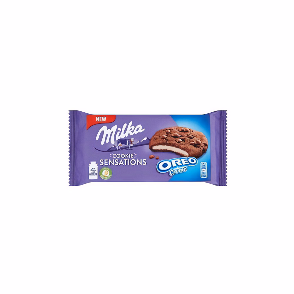Keksz MILKA Cookie Sensation Oreo Creme 156 g Keksz MILKA Cookie Sensation Oreo Creme 156 g