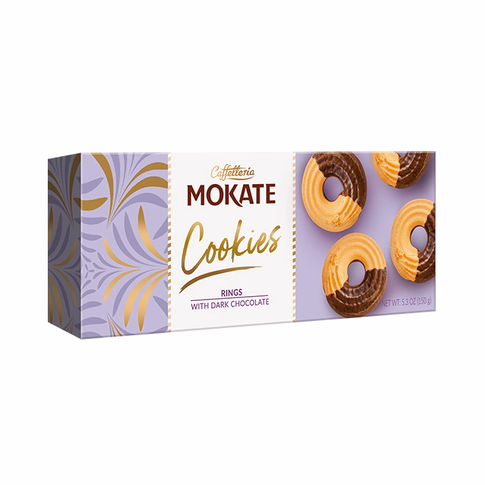 Keksz MOKATE csokoládés karika 150 g