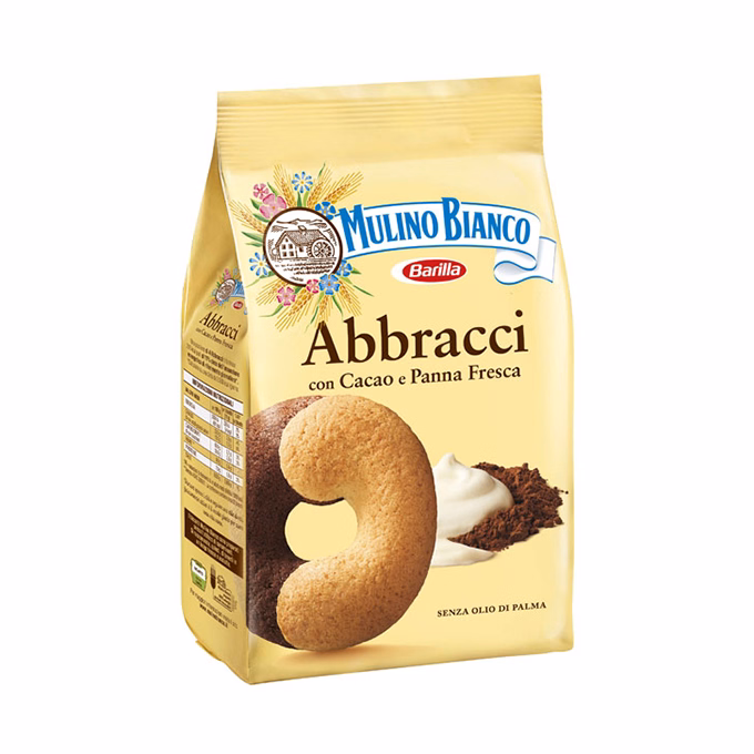 Keksz MULINO BIANCO abbracci krémes kakaós 350 g