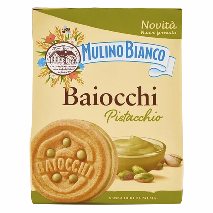 Keksz MULINO BIANCO baiocchi pisztáciás 240 g