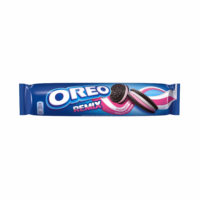 Keksz OREO Remix málna-vanília 157 g