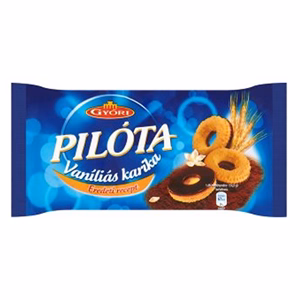Keksz PILÓTA vaníliás karika étbevonóval 300 g