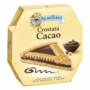 Keksz torta MULINO BIANCO Crostata töltött kakaós-mogyorós 440 g