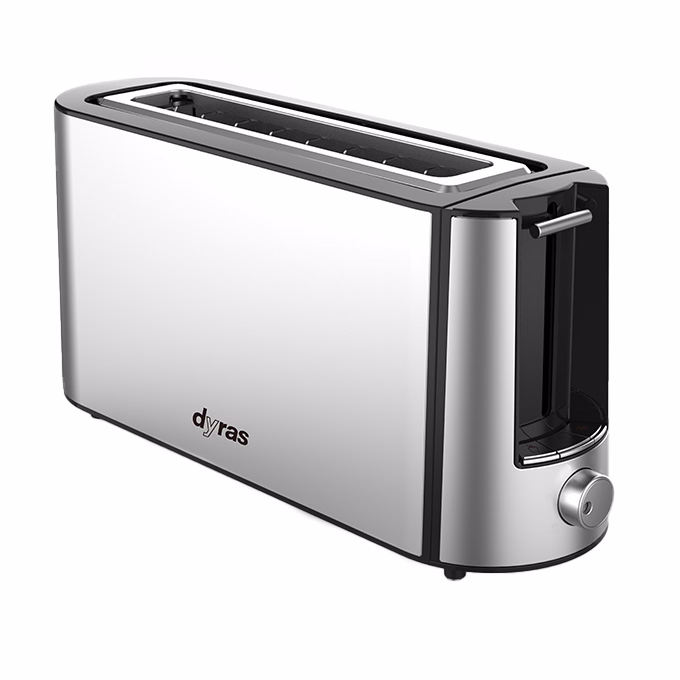Kenyérpirító DYRAS T-391X 2 nyílás ezüst