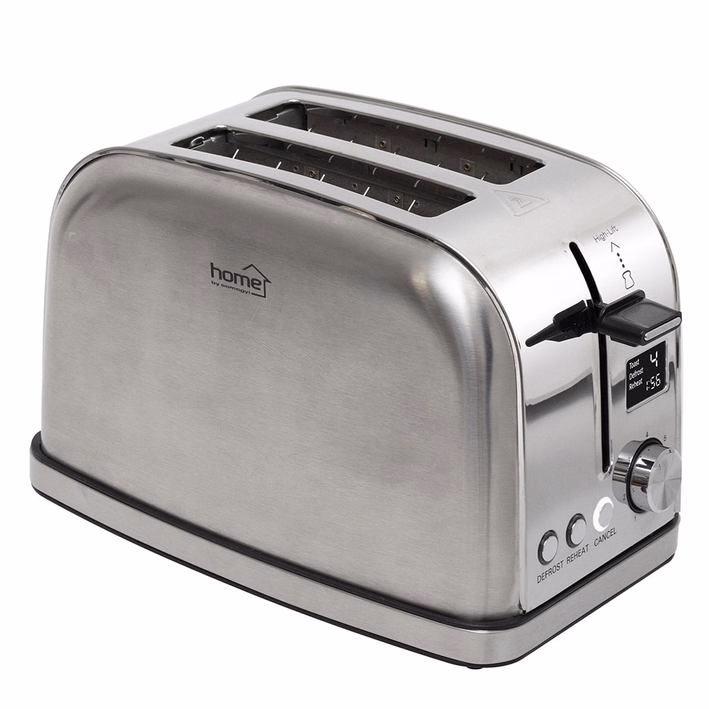 Kenyérpirító HOME HGKP22LCD 2 nyílás LCD INOX