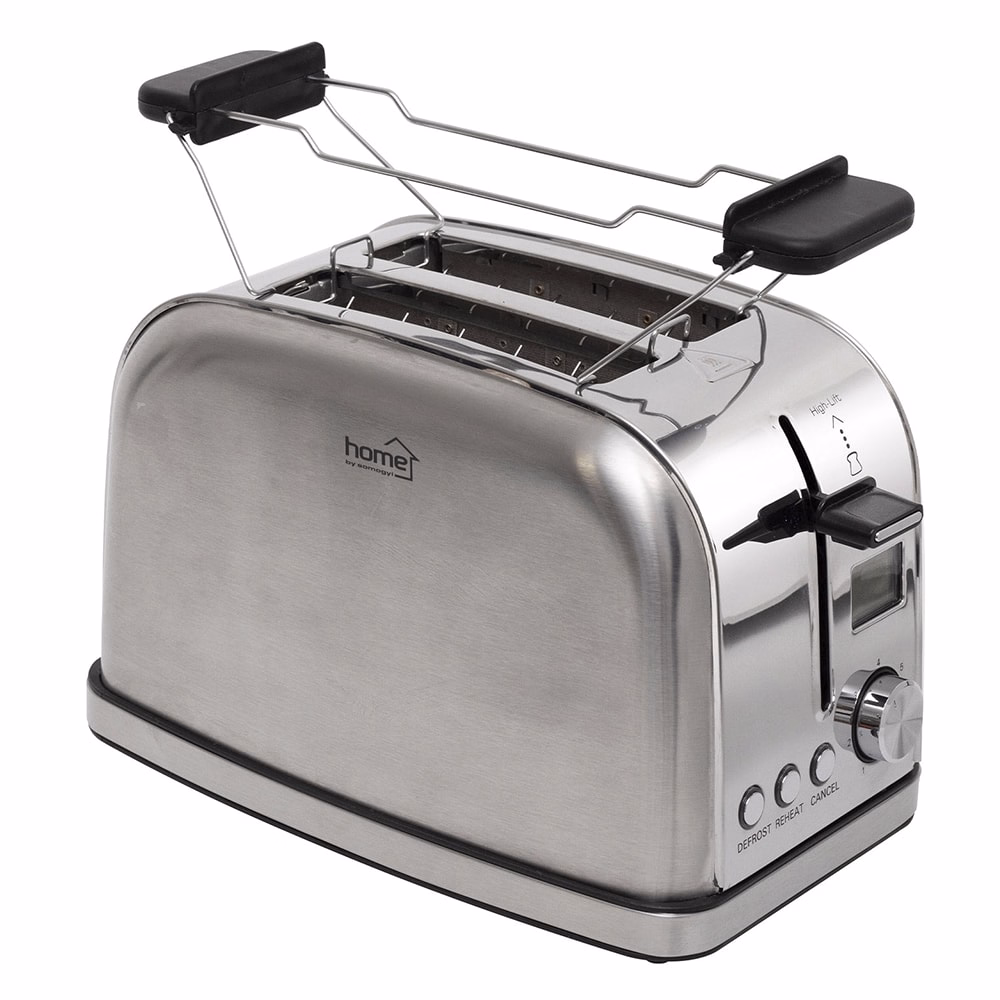 Kenyérpirító HOME HGKP22LCD 2 nyílás LCD INOX