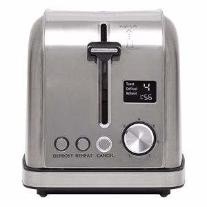 Kenyérpirító HOME HGKP22LCD 2 nyílás LCD INOX