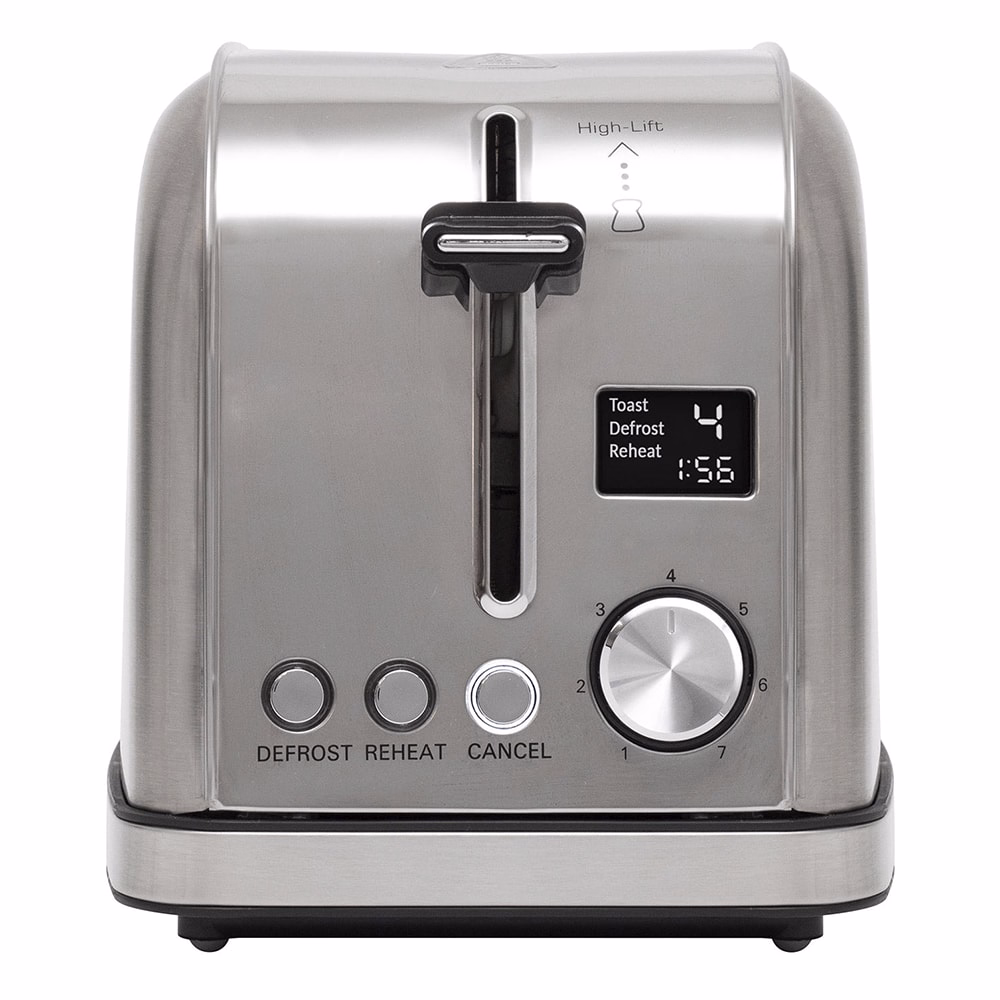 Kenyérpirító HOME HGKP22LCD 2 nyílás LCD INOX