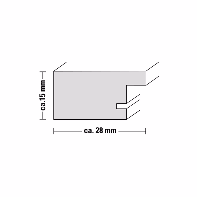 Képkeret HAMA Chalet 20x30cm barnásszürke