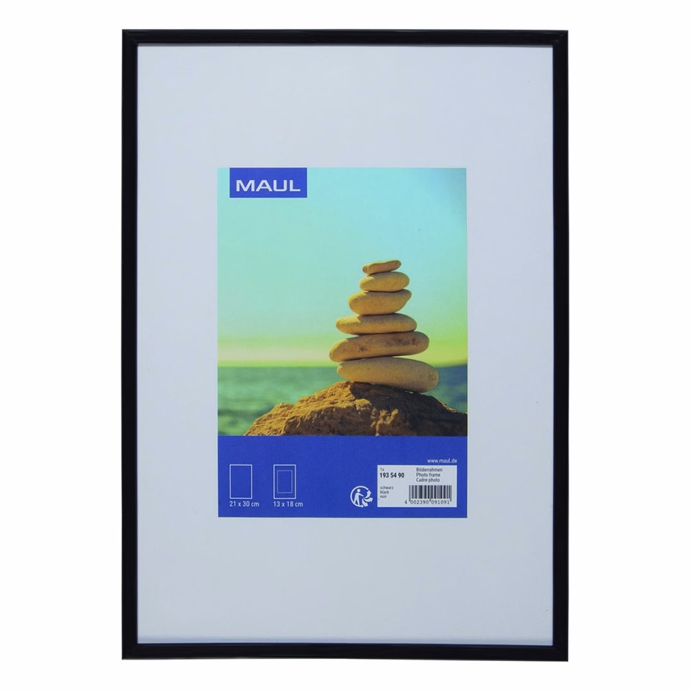Képkeret MAUL műanyag 21x30cm fekete