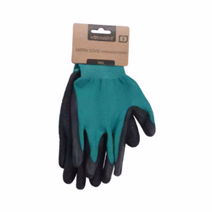 Kesztyű kertész latex bevonattal
