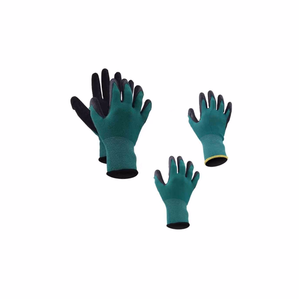 Kesztyű kertész latex bevonattal