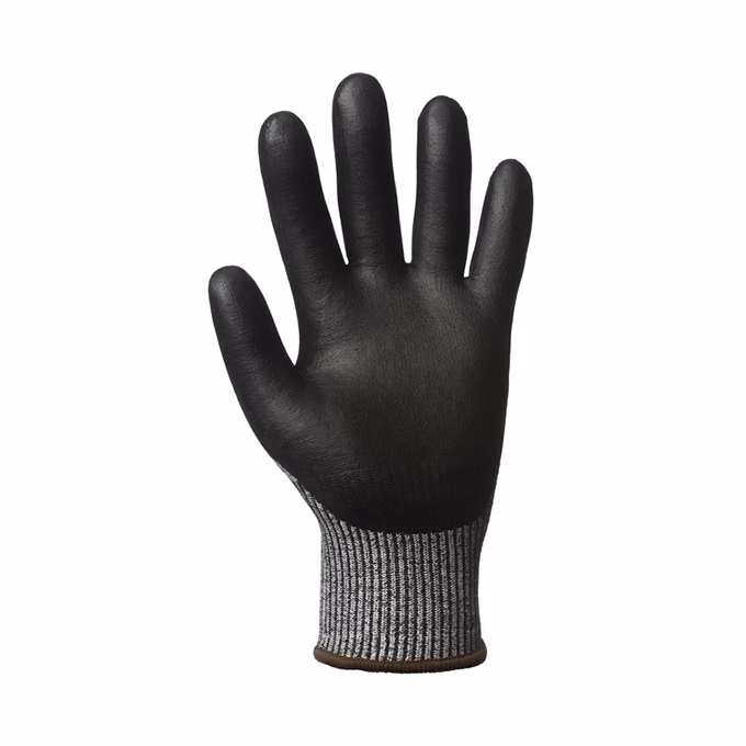 Kesztyű mártott COVERGUARD Eurocut 5 vágásbiztos nitril szürke/fekete 10-es 2 darab/pár