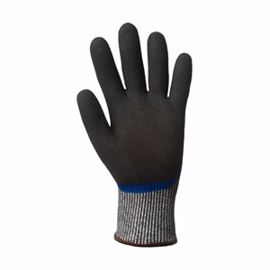 Kesztyű mártott COVERGUARD Eurocut N505 vágásbiztos nitril szürke/kék 7-es 2 darab/pár