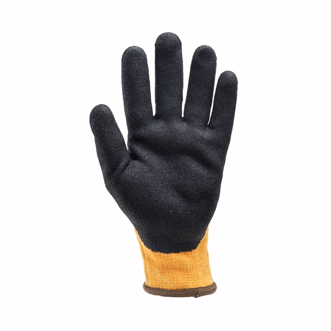 Kesztyű mártott COVERGUARD Euroheat DEX hőálló bélelt nitril neon narancssárga/fekete 10-es 2 darab/pár