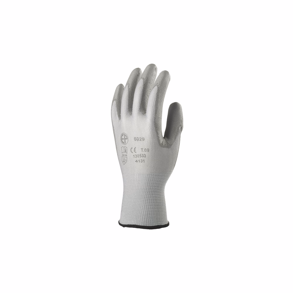 Kesztyű mártott COVERGUARD poliészter PU tenyérrel szürke 11-es 2 darab/pár Kesztyű mártott COVERGUARD poliészter PU tenyérrel szürke 11-es 2 darab/pár