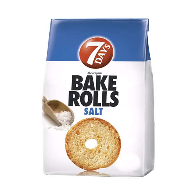 Kétszersült kenyérkarika TUC Bake Rolls sós 80 g Kétszersült kenyérkarika TUC Bake Rolls sós 80 g