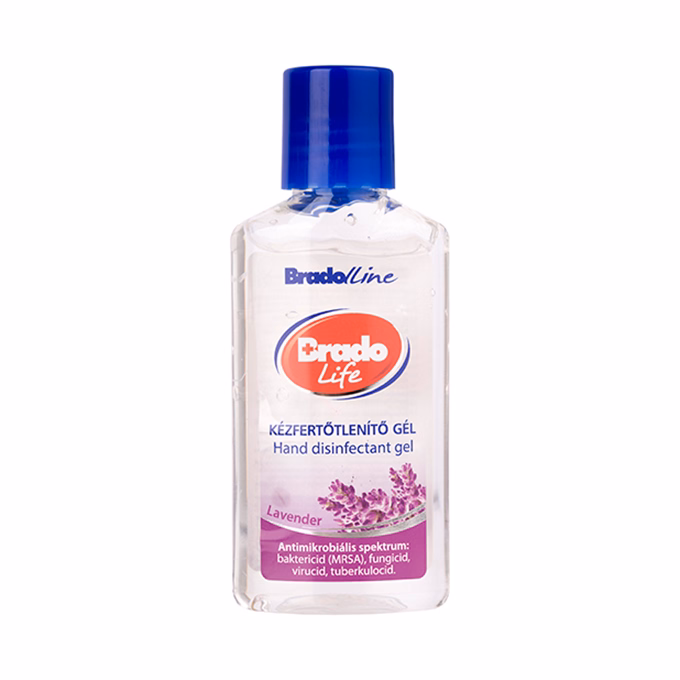 Kézfertőtlenítő gél BRADOLIFE Levendula 50ml